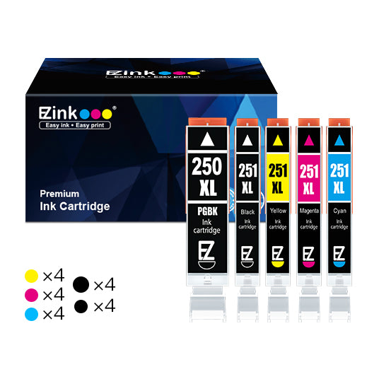 Canon PGI-250XL CLI-251XL Compatible Ink Cartridge (20 Pack)