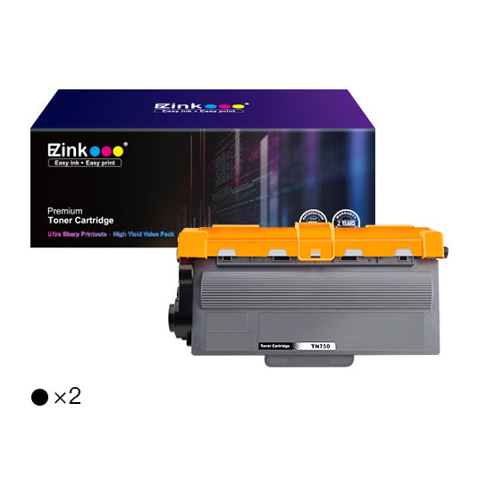 Compatible Brother TN750 Toner Cartridge Black High-Yield