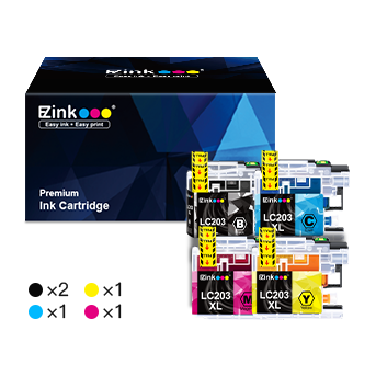 Brother LC203XL LC203 XL Compatible Ink Cartridge (5 Pack)