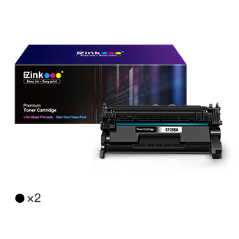 HP 58 A CF258A Compatible Toner Cartridge (2 Black NO Chip)