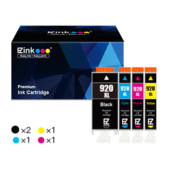 HP 920XL 920 Compatible Ink Cartridge (5 Pack) | E-Z Ink